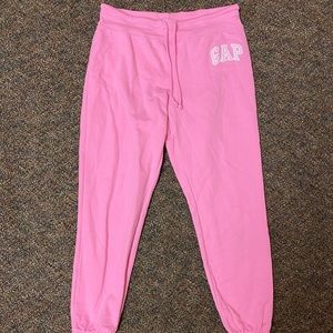 Womens Pink Gap Sweatpants